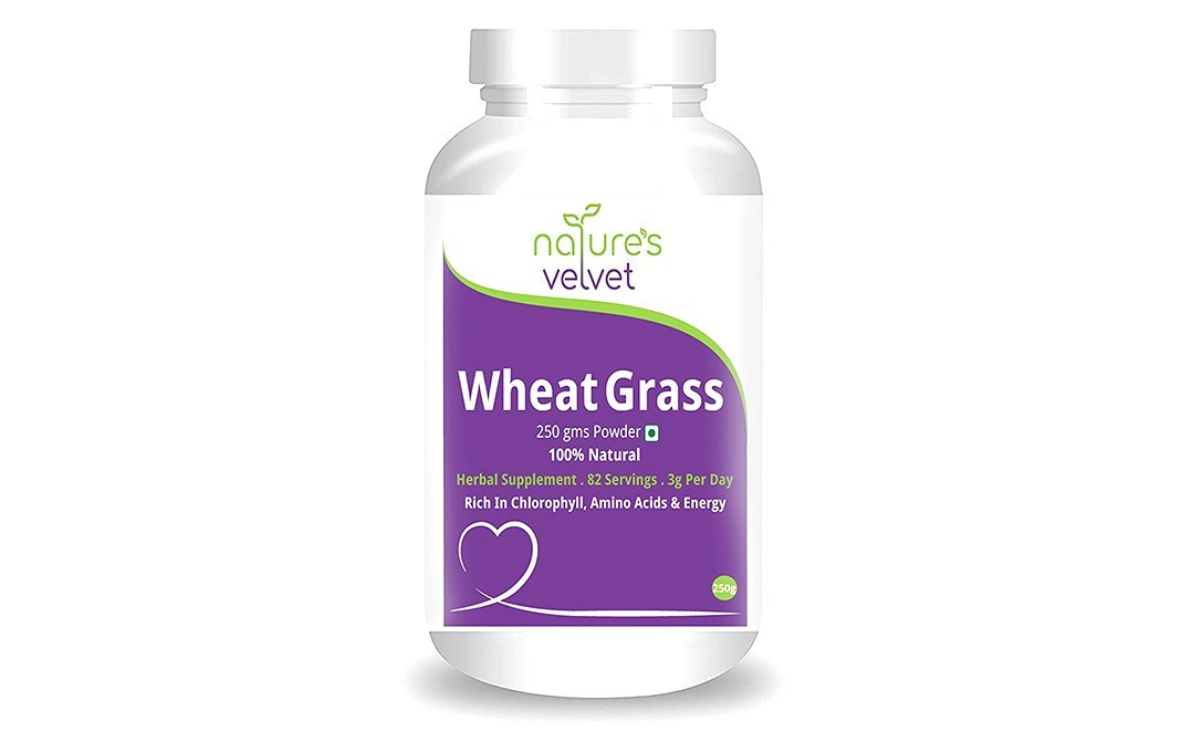 Nature's Velvet Wheat Grass Powder   Bottle  250 grams
